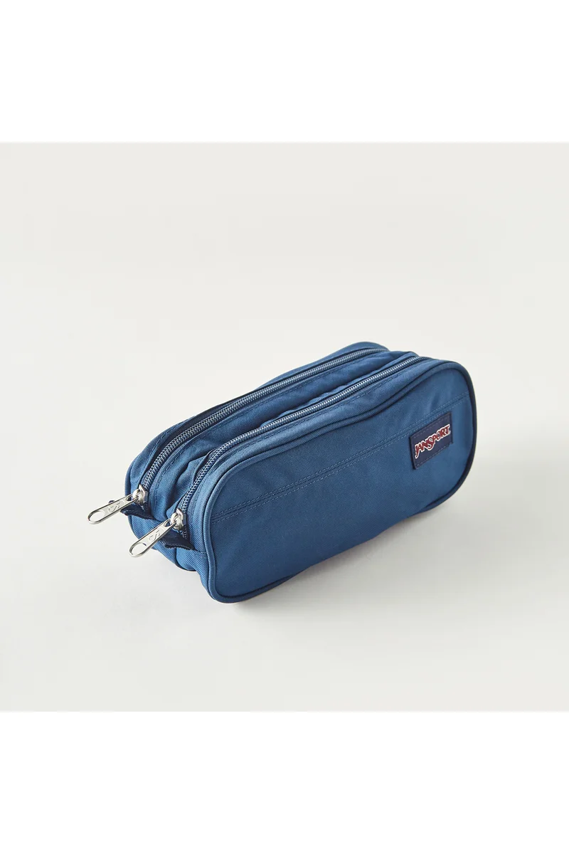 JANSPORT Solid Pencil Case with Zip Closure - Lifetime Warranty